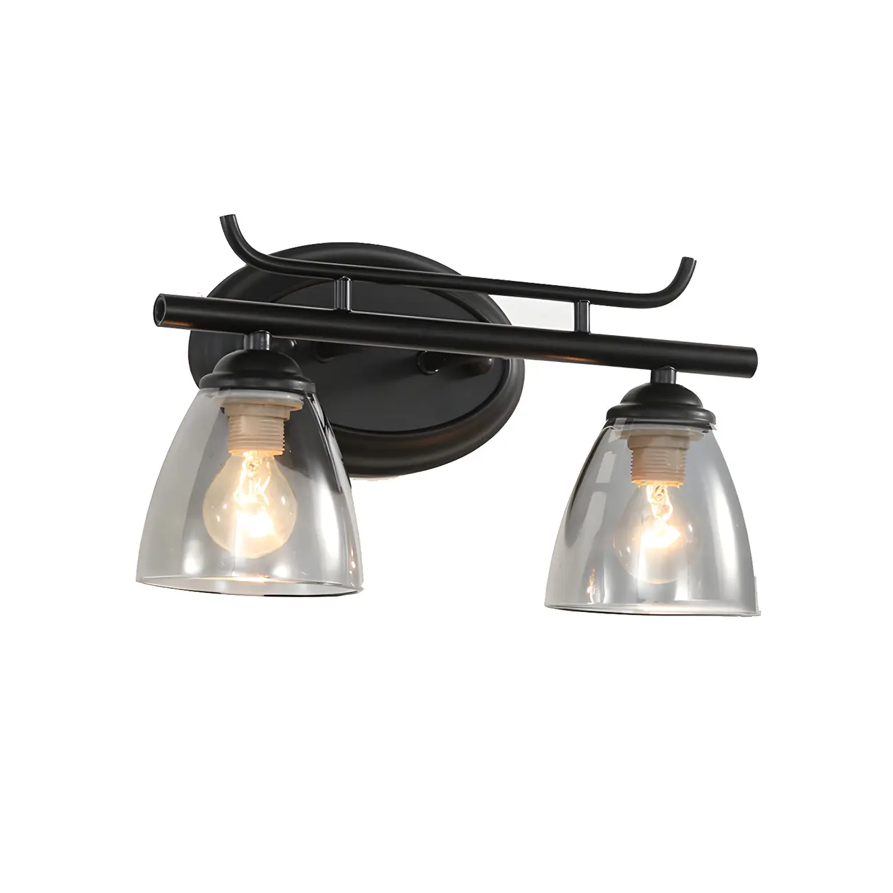 Modern Glass Vanity Light Fixture for Bathroom Wall Image - 10 | homeyfad