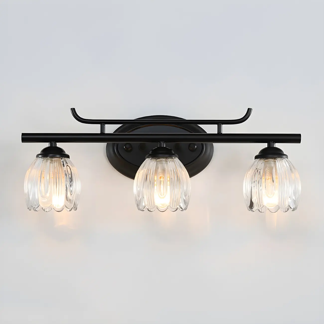 Modern Glass Vanity Light Fixture for Bathroom Wall Image - 14 | homeyfad