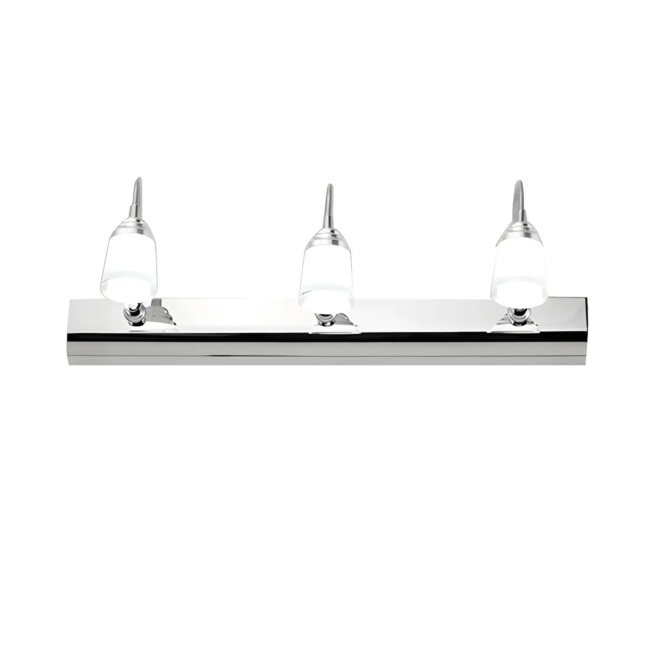 Modern Chrome Adjustable LED Vanity Light for Bathroom Image - 6 | homeyfad