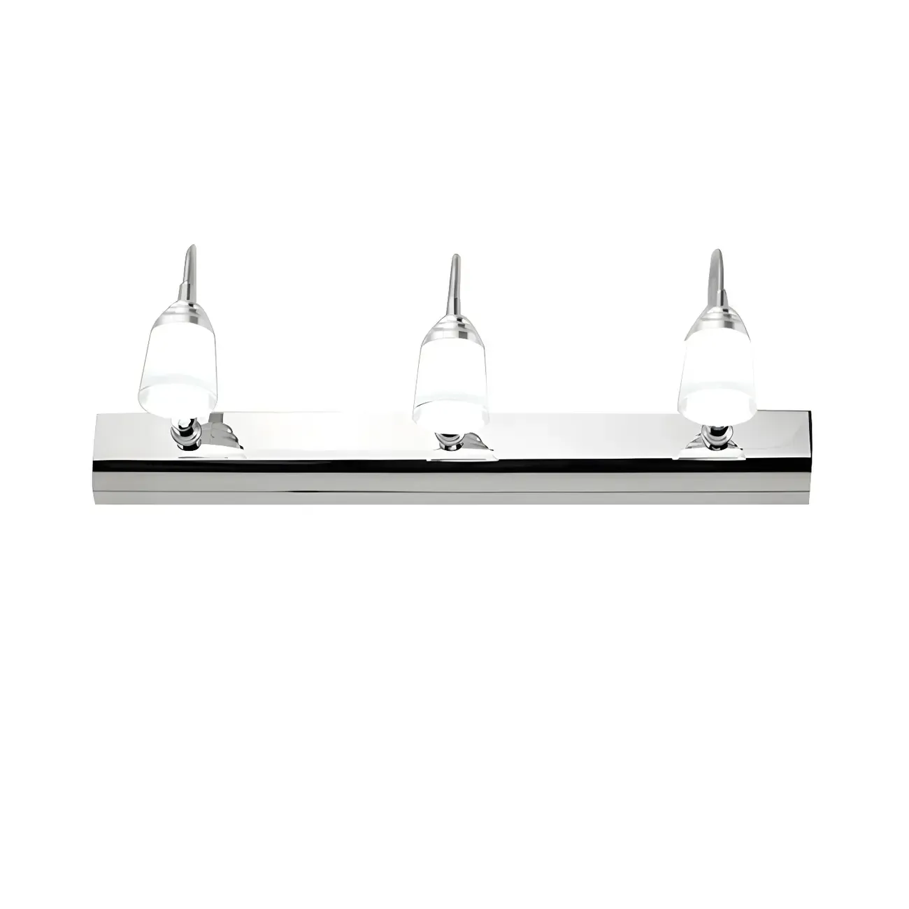 Modern Chrome Adjustable LED Vanity Light for Bathroom Image - 6