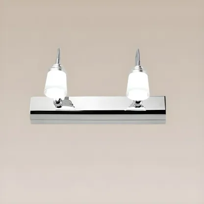 Modern Chrome Adjustable LED Vanity Light for Bathroom Image - 8