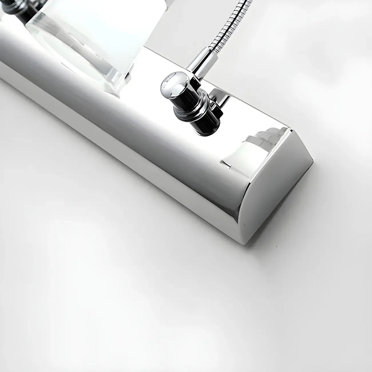 Modern Chrome Adjustable LED Vanity Light for Bathroom Image - 14