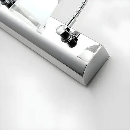 Modern Chrome Adjustable LED Vanity Light for Bathroom Image - 14