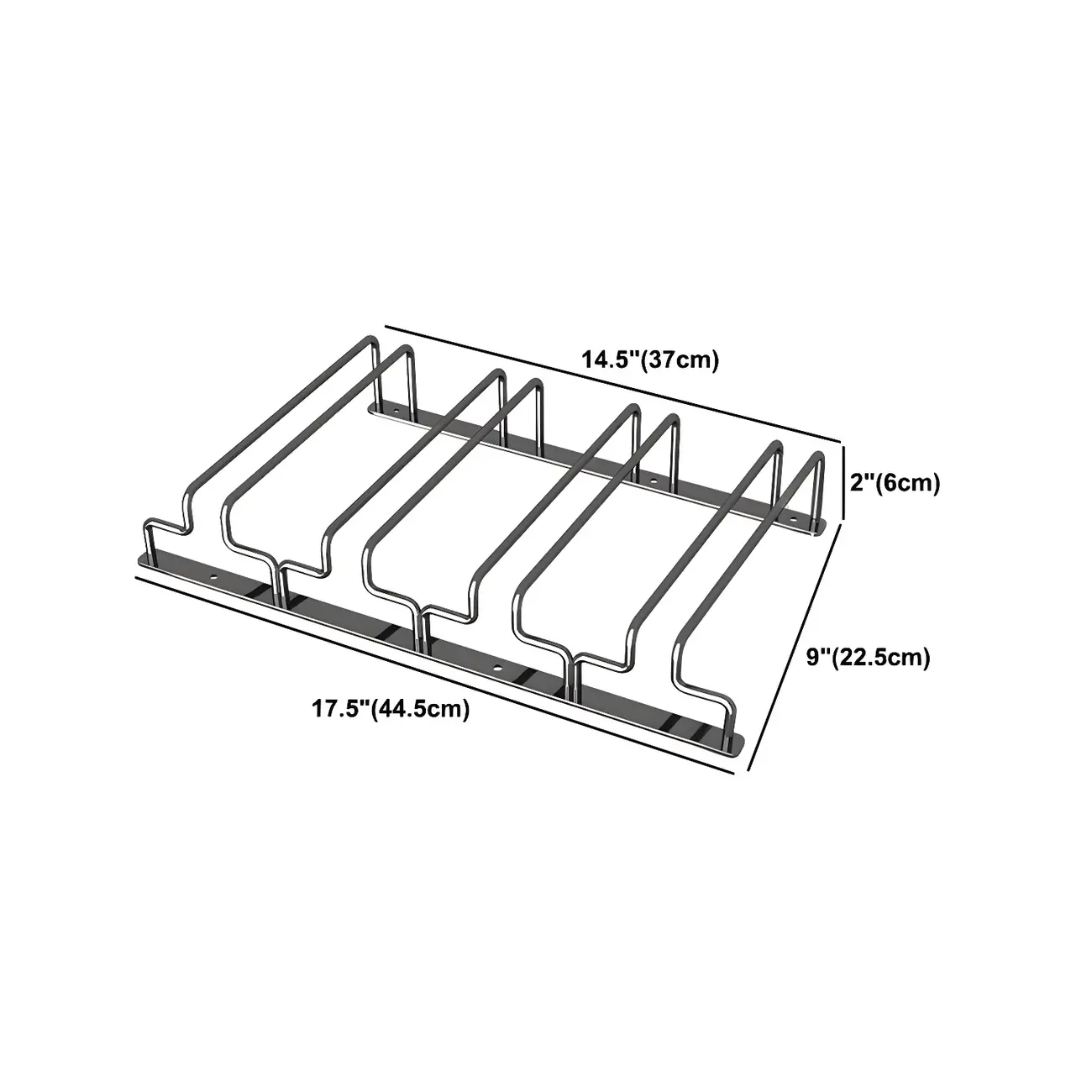 Contemporary Metal Hanging Wine Glass Rack Black Image - 33 | homeyfad