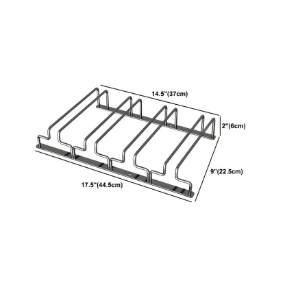 Contemporary Metal Hanging Wine Glass Rack Black Image - 33