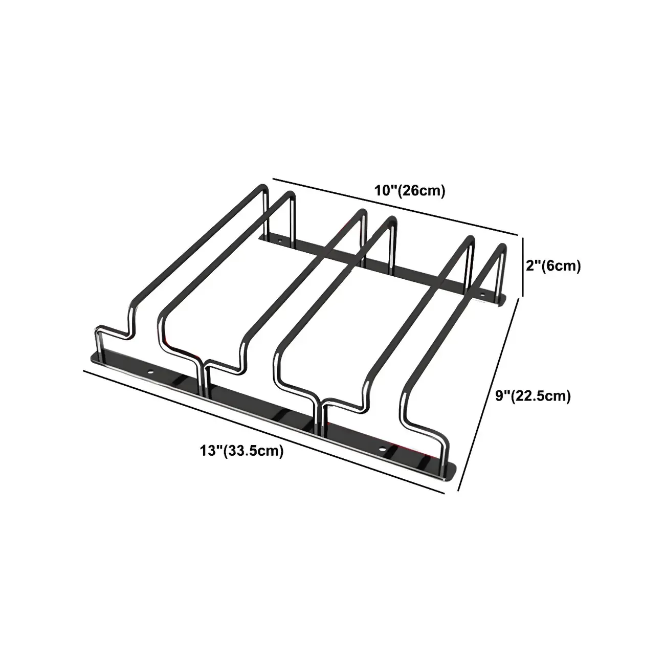Contemporary Metal Hanging Wine Glass Rack Black Image - 38