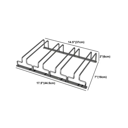 Contemporary Metal Hanging Wine Glass Rack Black Image - 41