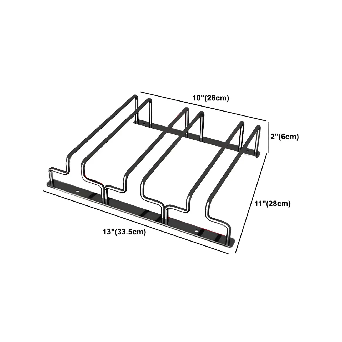 Contemporary Metal Hanging Wine Glass Rack Black Image - 43 | homeyfad