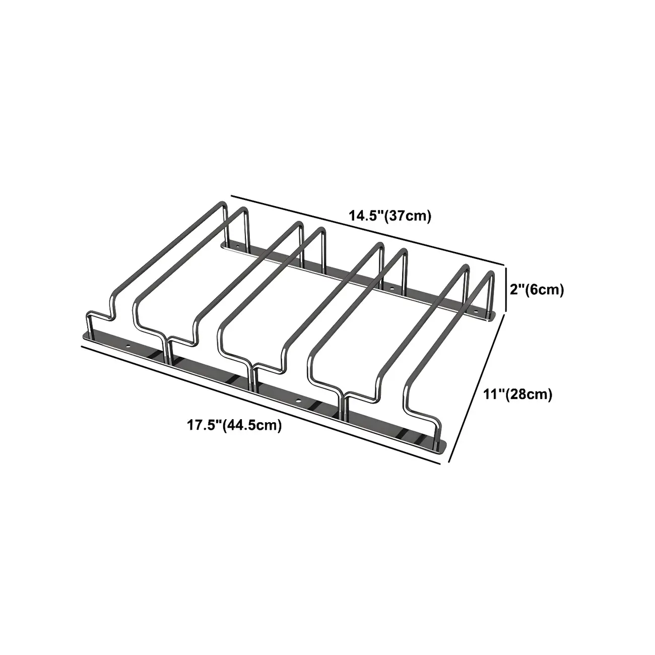 Contemporary Metal Hanging Wine Glass Rack Black Image - 44 | homeyfad