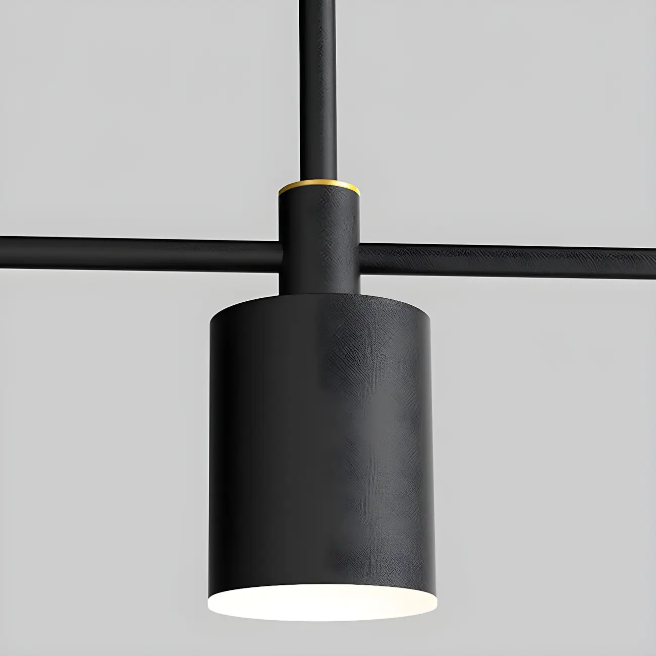 Modern Adjustable Black Linear Kitchen Island Light Image - 13 | homeyfad
