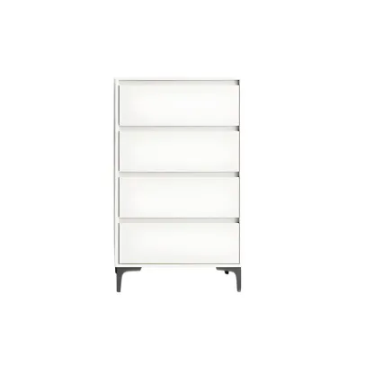 Minimalist Natural Wooden Double Dresser with Storage Image - 2