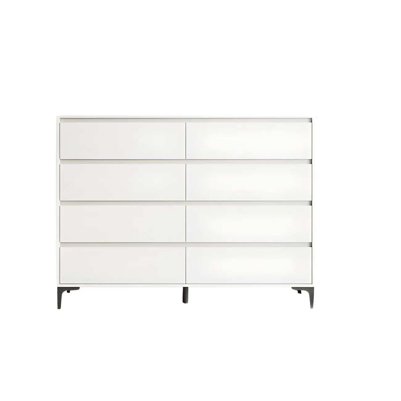 Minimalist Natural Wooden Double Dresser with Storage Image - 5 | homeyfad