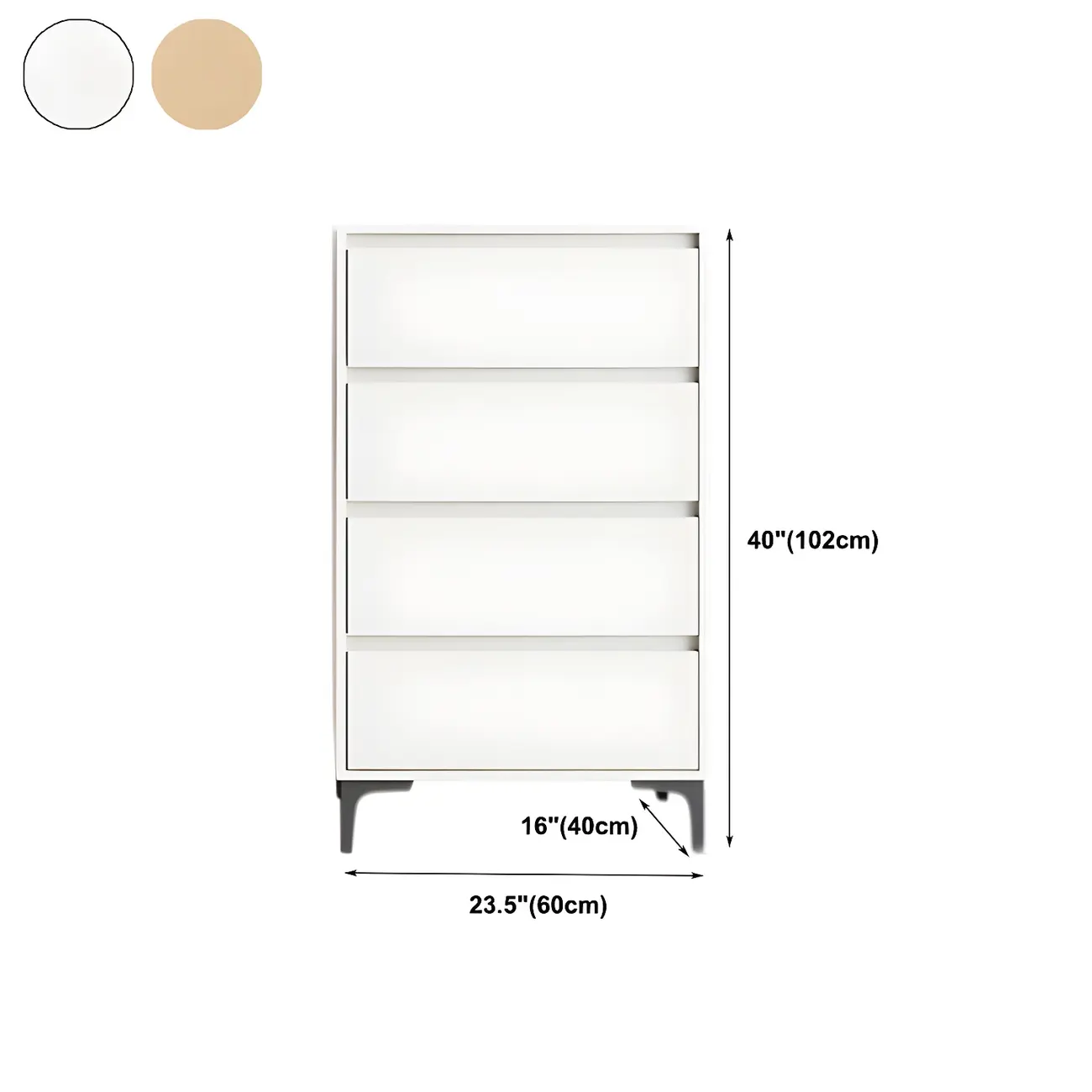 Minimalist Natural Wooden Double Dresser with Storage #size | homeyfad