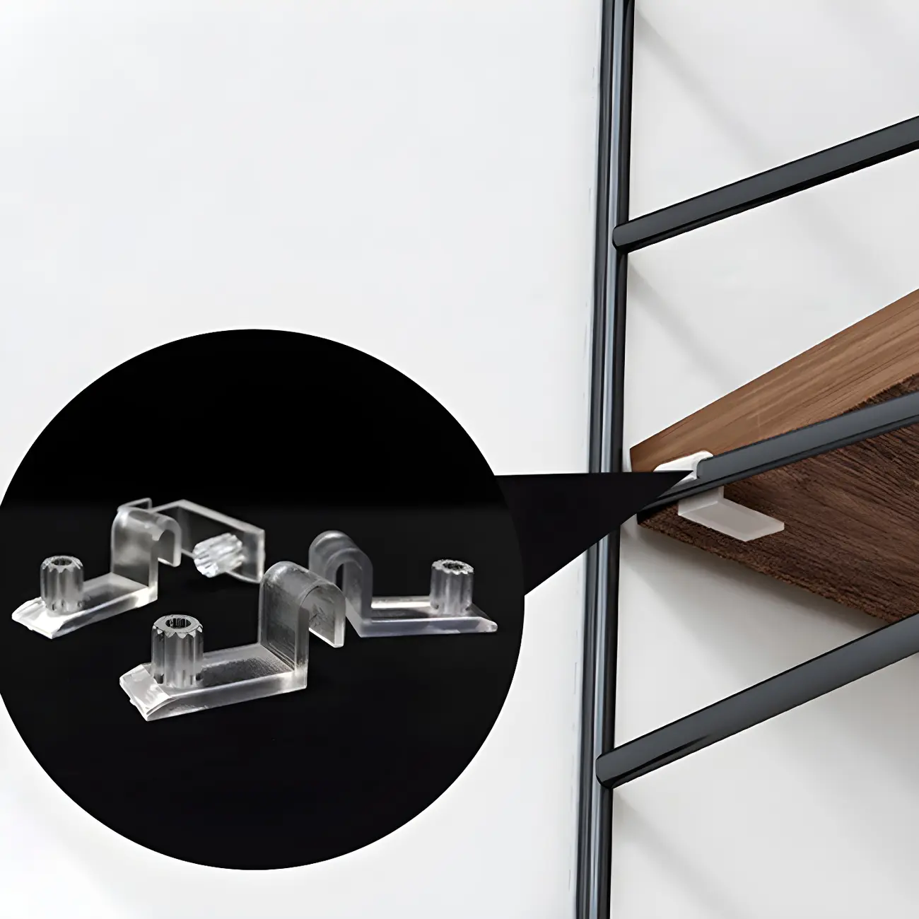 3-Shelf Nut-Brown Wall-Mounted Wood Open Bookcase Image - 12 | homeyfad