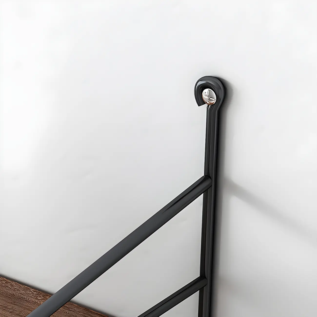 3-Shelf Nut-Brown Wall-Mounted Wood Open Bookcase Image - 14 | homeyfad