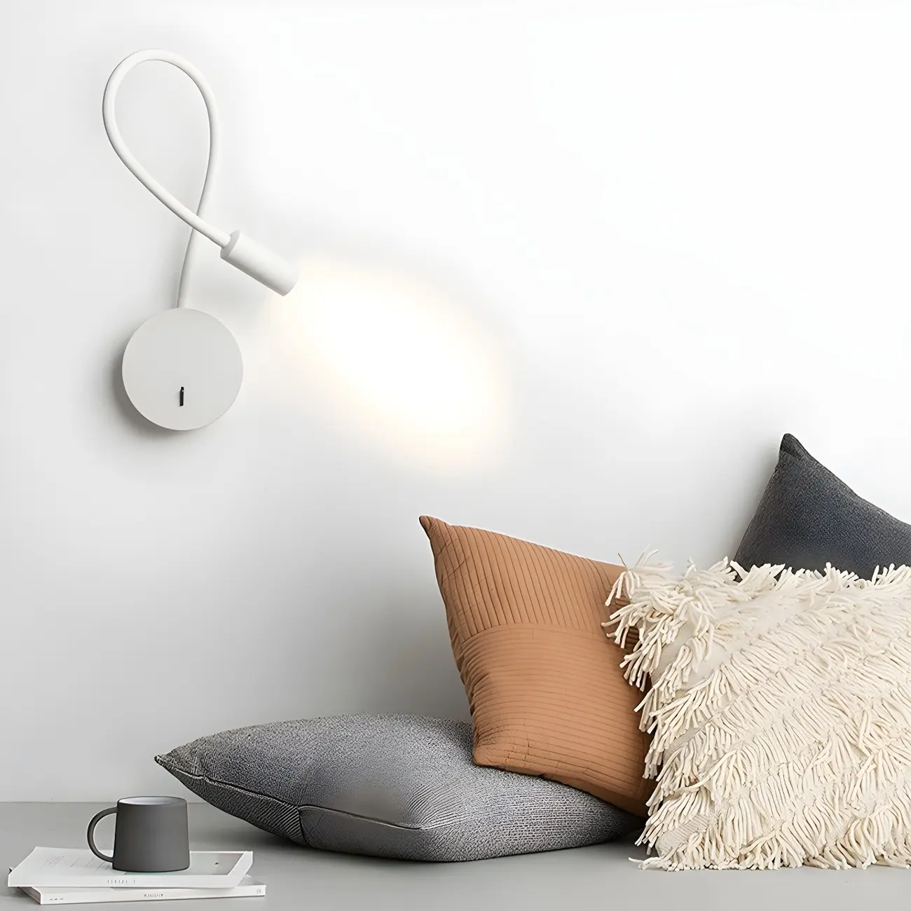 Modern Adjustable Wall Sconce LED Light for Bedroom Reading Image - 2 | homeyfad