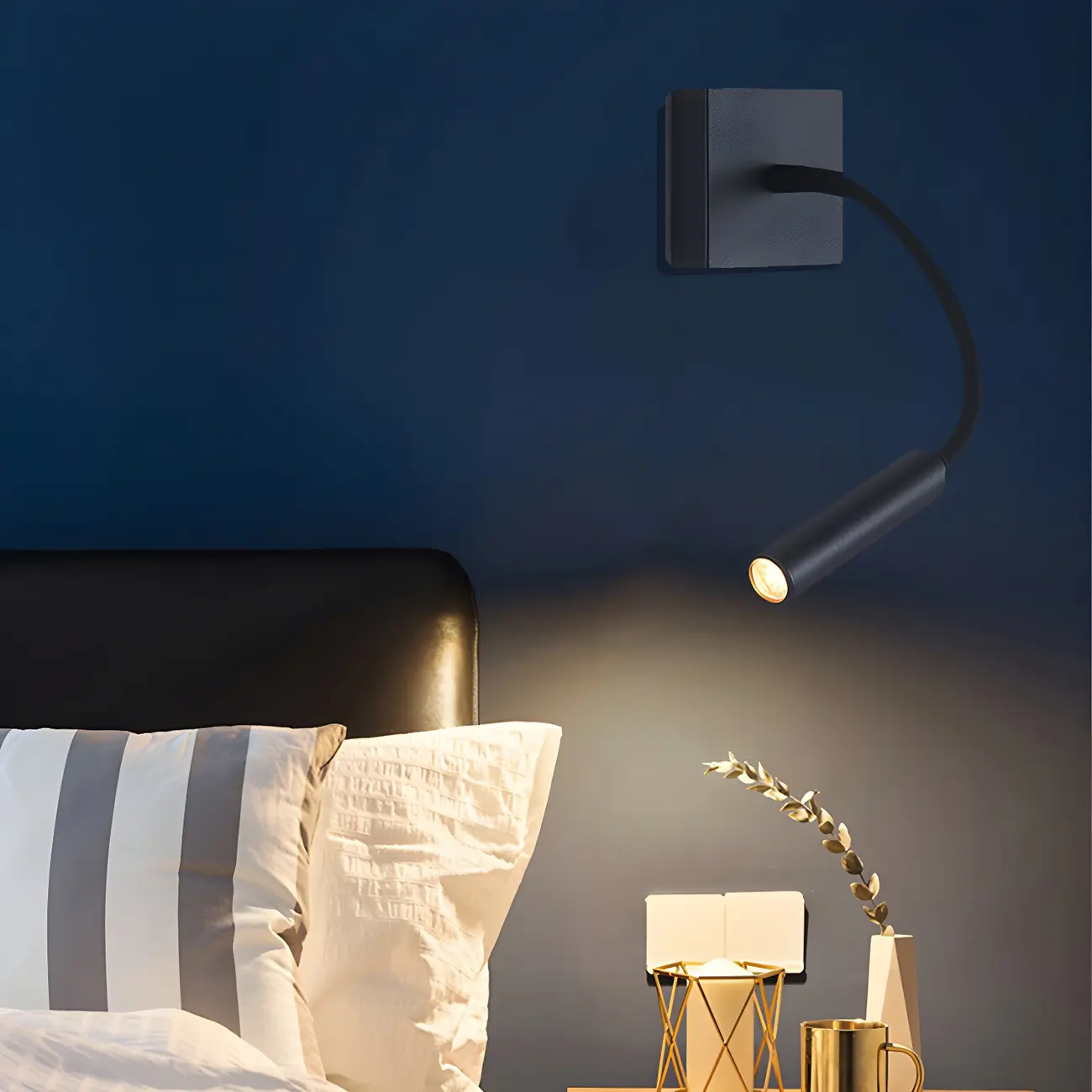 Modern Adjustable LED Wall Light for Bedroom Reading Image - 2 | homeyfad