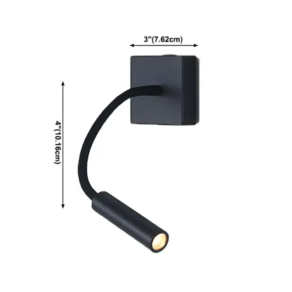 Modern Adjustable LED Wall Light for Bedroom Reading Image - 6