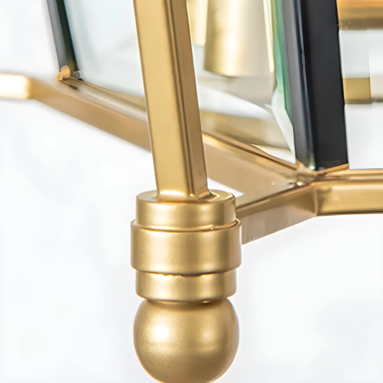 Gold Square Glass Crystal Modern Chandelier Light Image - 10 | homeyfad