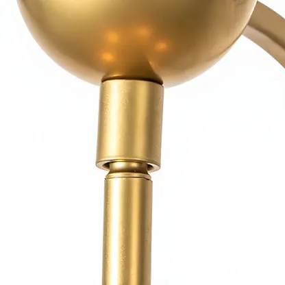 Gold Square Glass Crystal Modern Chandelier Light Image - 11