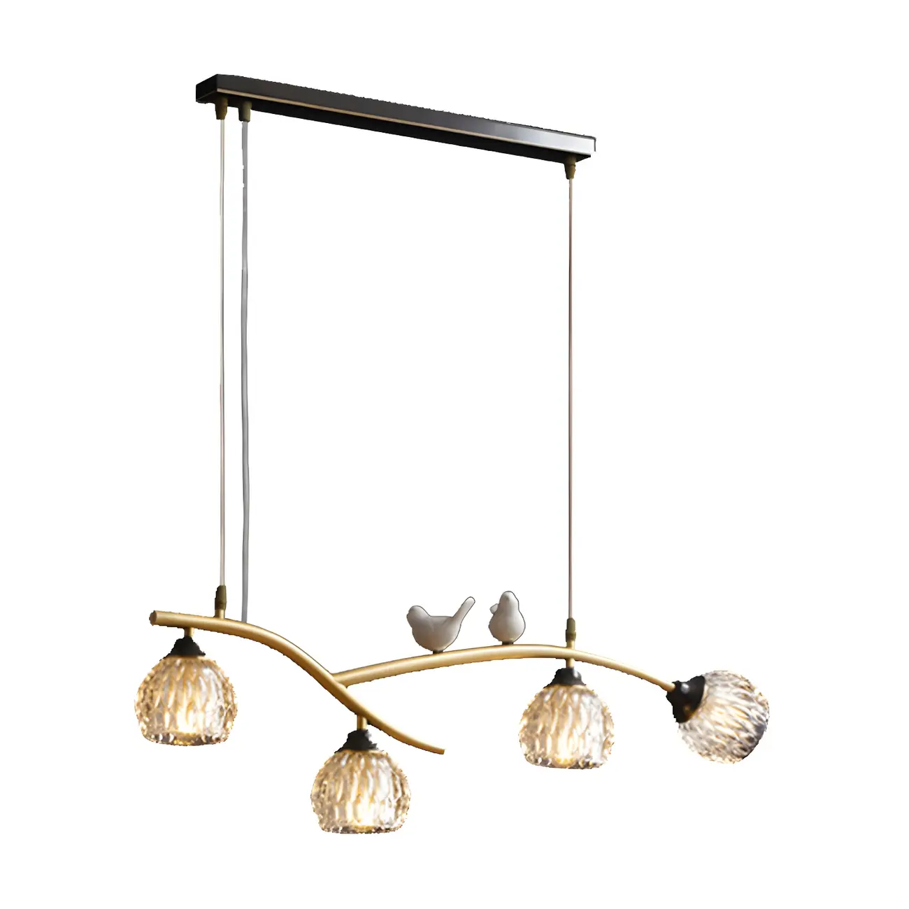 Modern Crystal Decorative Birds Pendant Light Image - 5 | homeyfad