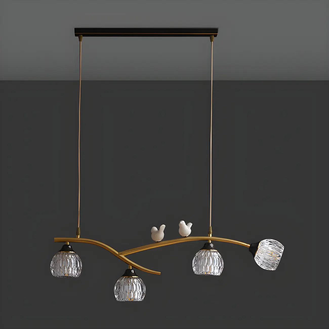 Modern Crystal Decorative Birds Pendant Light Image - 8 | homeyfad