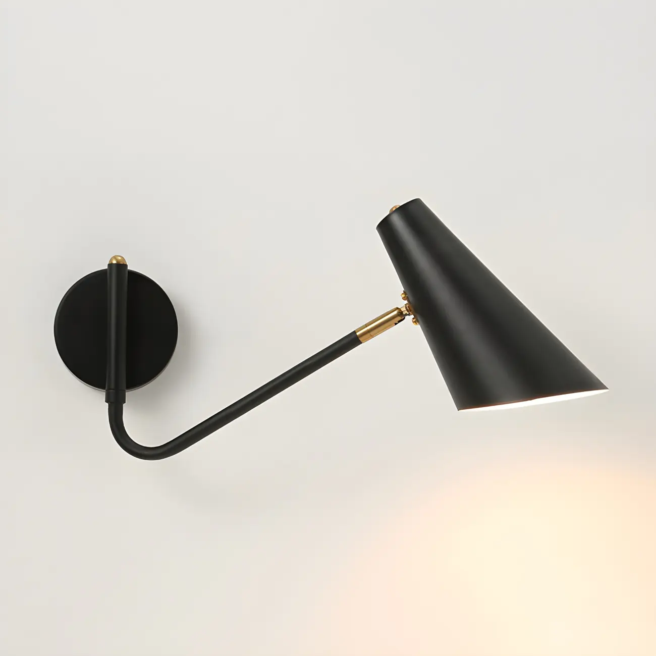 Modern Metal Simple Swing Arm Wall Light Image - 7 | homeyfad