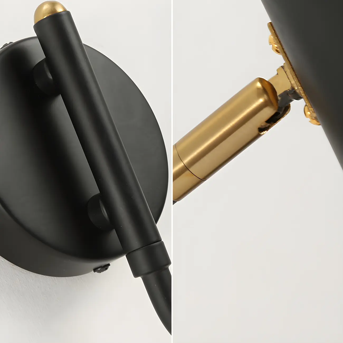 Modern Metal Simple Swing Arm Wall Light Image - 13 | homeyfad