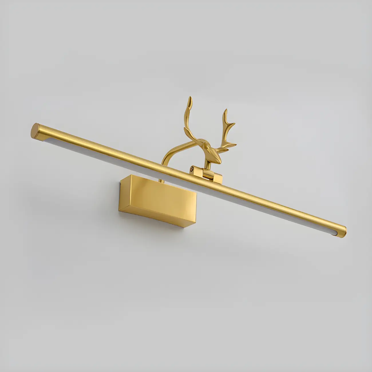 Modern Gold Antler Linear LED Bathroom Vanity Lights | homeyfad