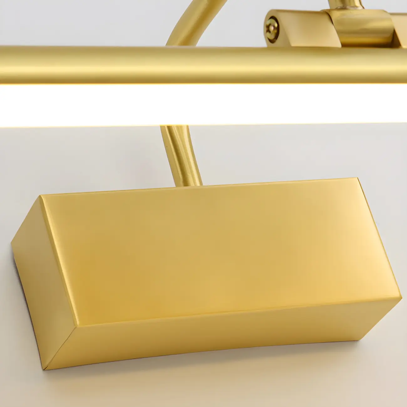 Modern Gold Antler Linear LED Bathroom Vanity Lights | homeyfad
