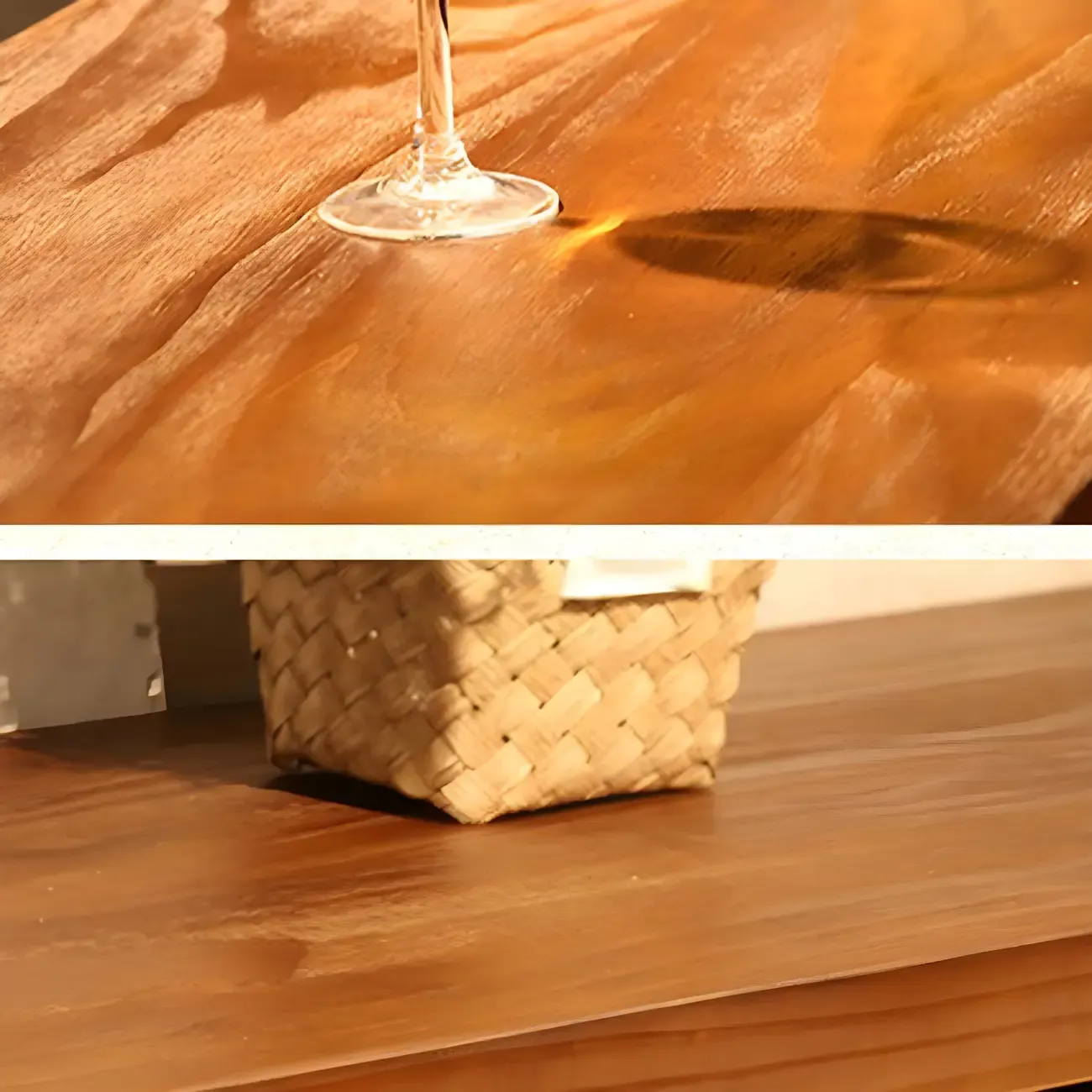 Industrial Pine Wood Counter Table Set with 5 Stools Image - 12