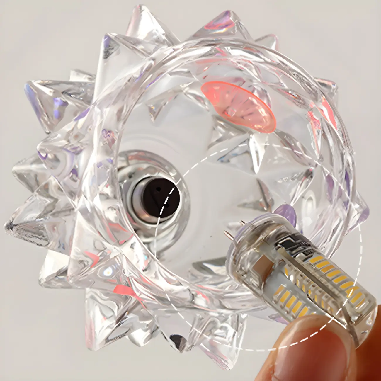 Classic Chrome Glass Shade Adjustable Vanity Light for Bathroom | homeyfad