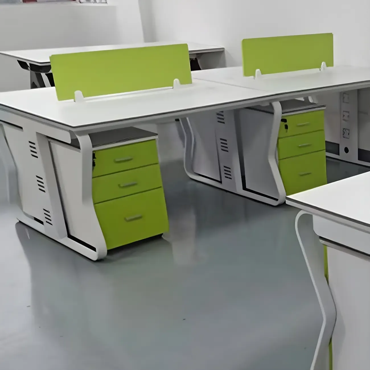 Glam Wooden Lockable Vertical Filing Cabinets with Office Storage Image - 4