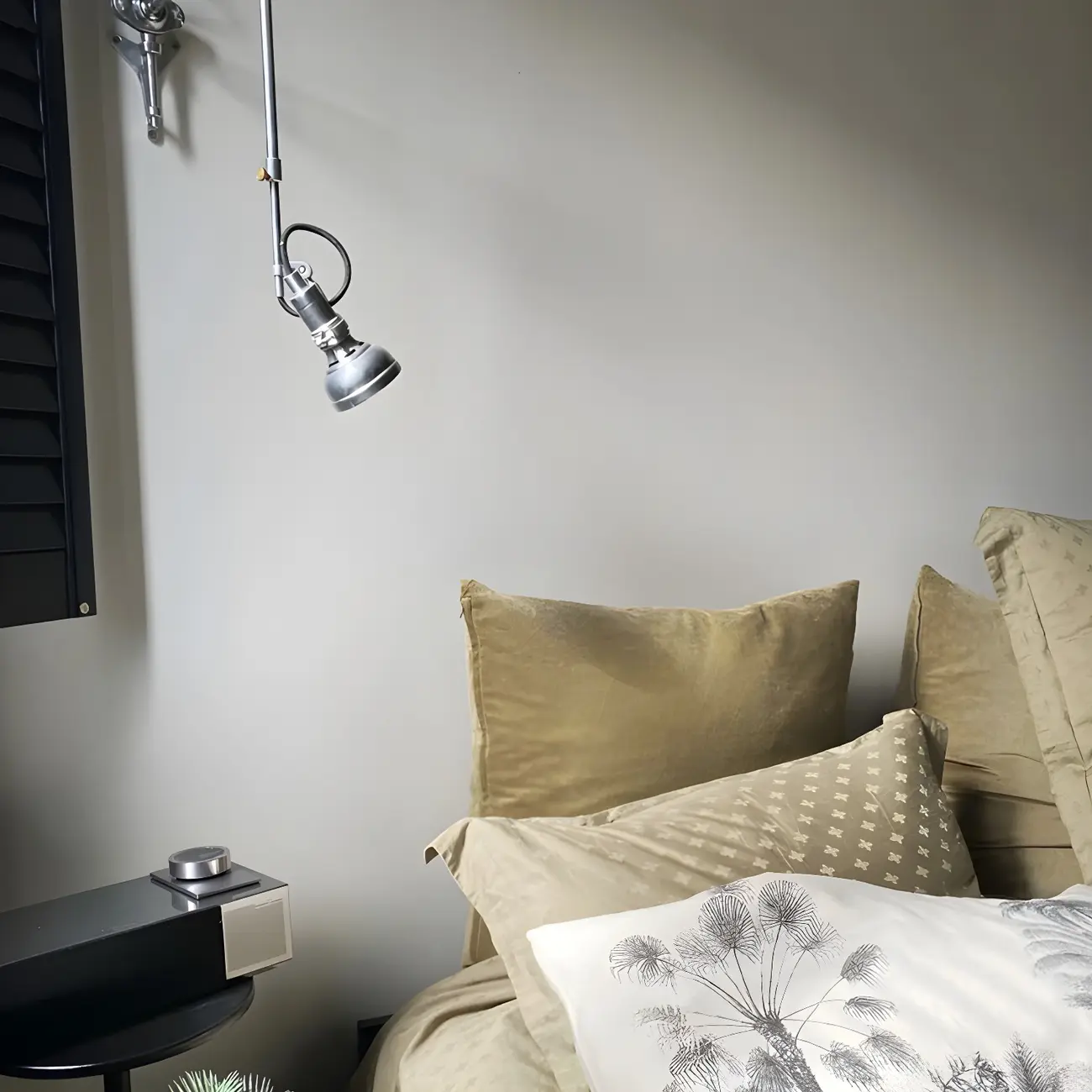 Silver Industrial Metal Adjustable Swing Arm Wall Light Image - 3 | homeyfad