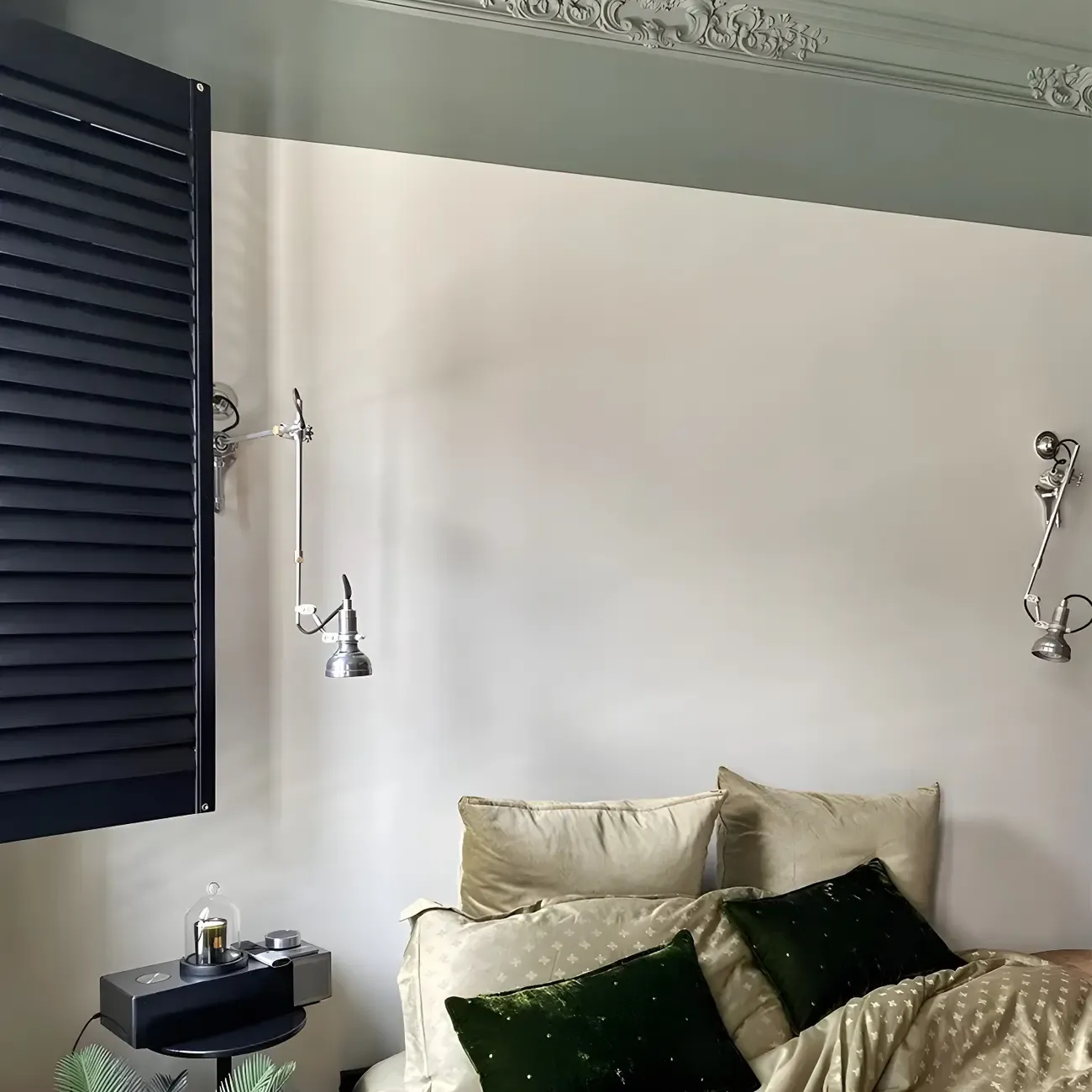 Silver Industrial Metal Adjustable Swing Arm Wall Light Image - 8