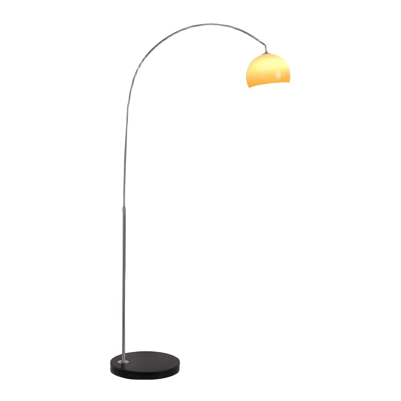 Nordic Glass Dome Arched Steel Floor Lamp Image - 5 | homeyfad