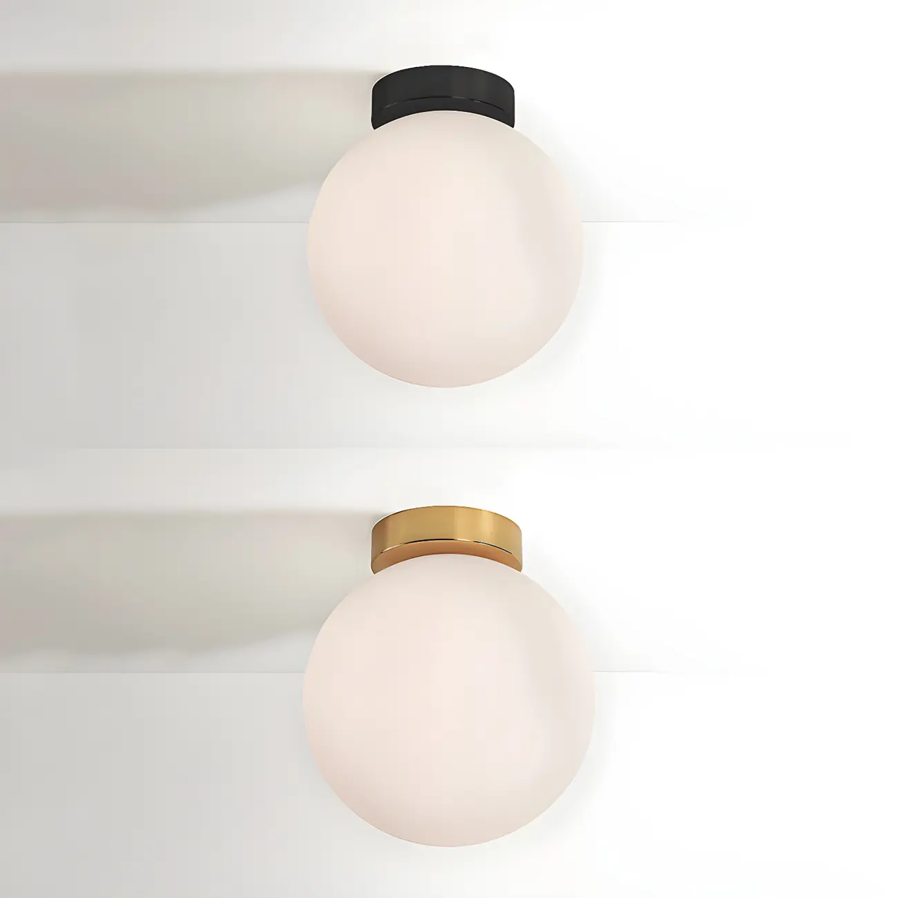 Modern Minimalist Globe Vanity Light Bathroom Wall Single Light | homeyfad