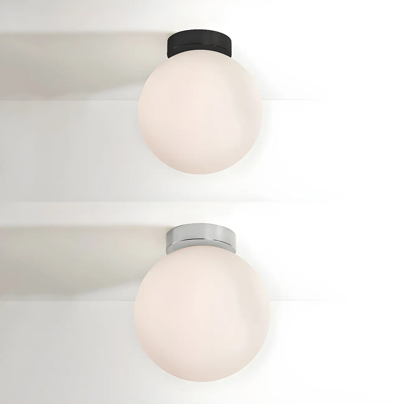 Modern Minimalist Globe Vanity Light Bathroom Wall Single Light | homeyfad