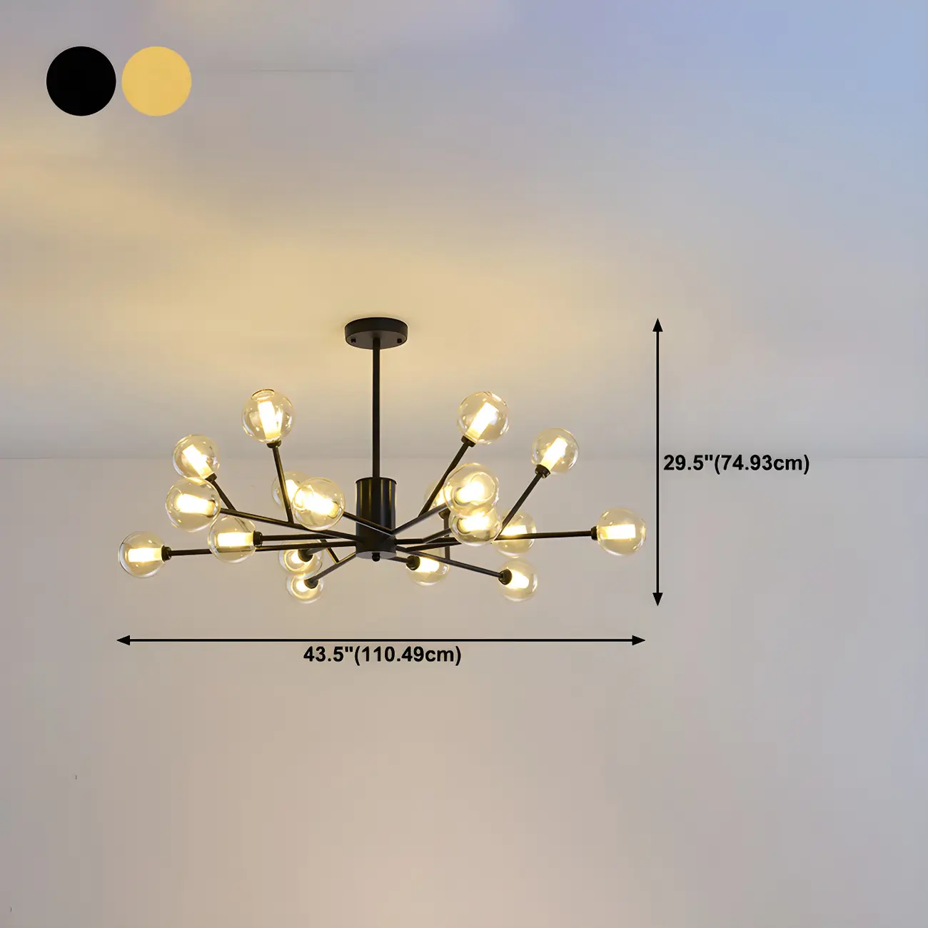 Gold Linear Glass Modern Crystal Chandelier Light Image - 28 | homeyfad