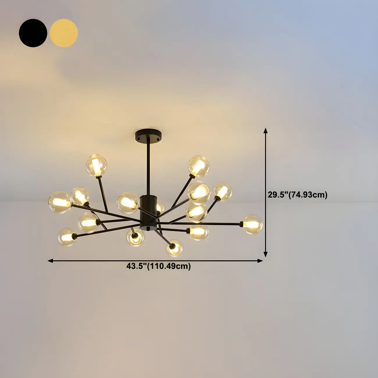 Gold Linear Glass Modern Crystal Chandelier Light Image - 29 | homeyfad