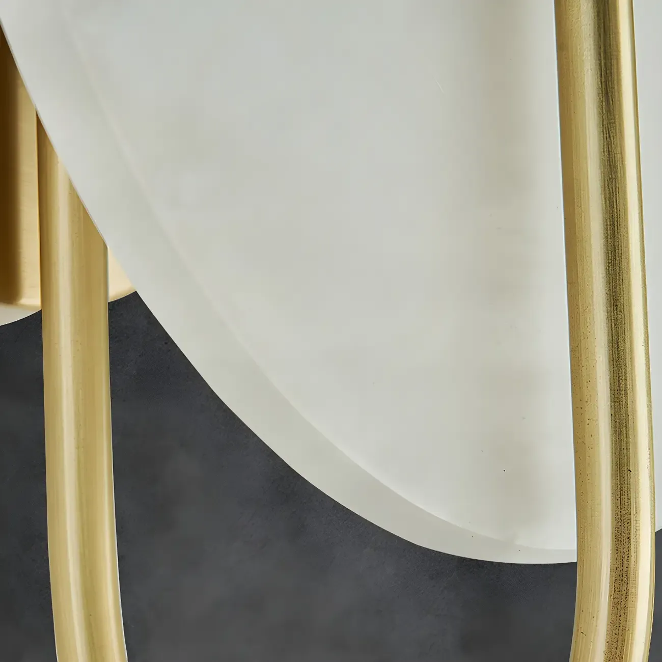 Modern Round Mica LED Wall Light for Living Room Image - 12