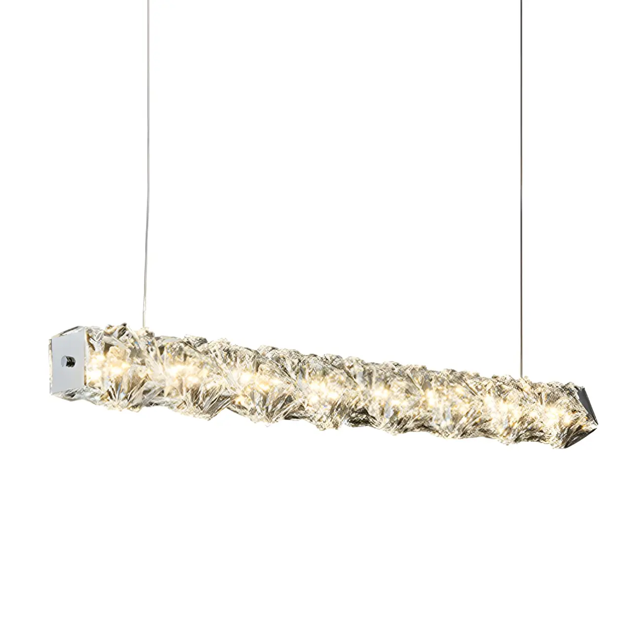 Oversized Modern Crystal Pendant Light for Kitchen Image - 17 | homeyfad