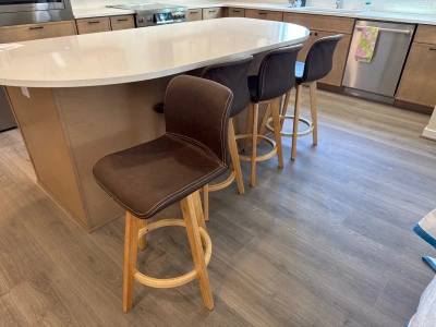 homeyfad swivel bar stool customer review