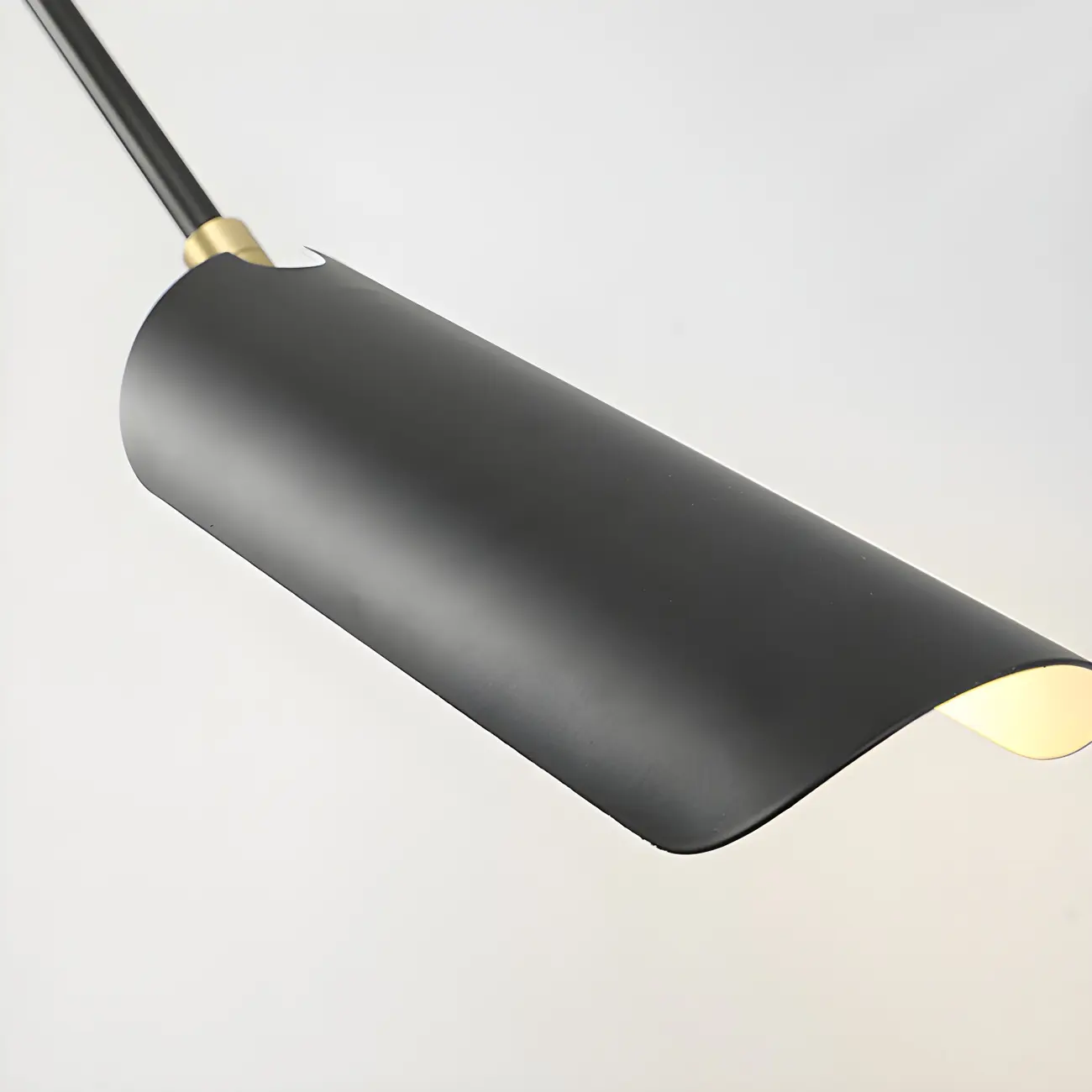 Modern Black Metal 2-Light Swing Arm Wall Light Image - 5 | homeyfad