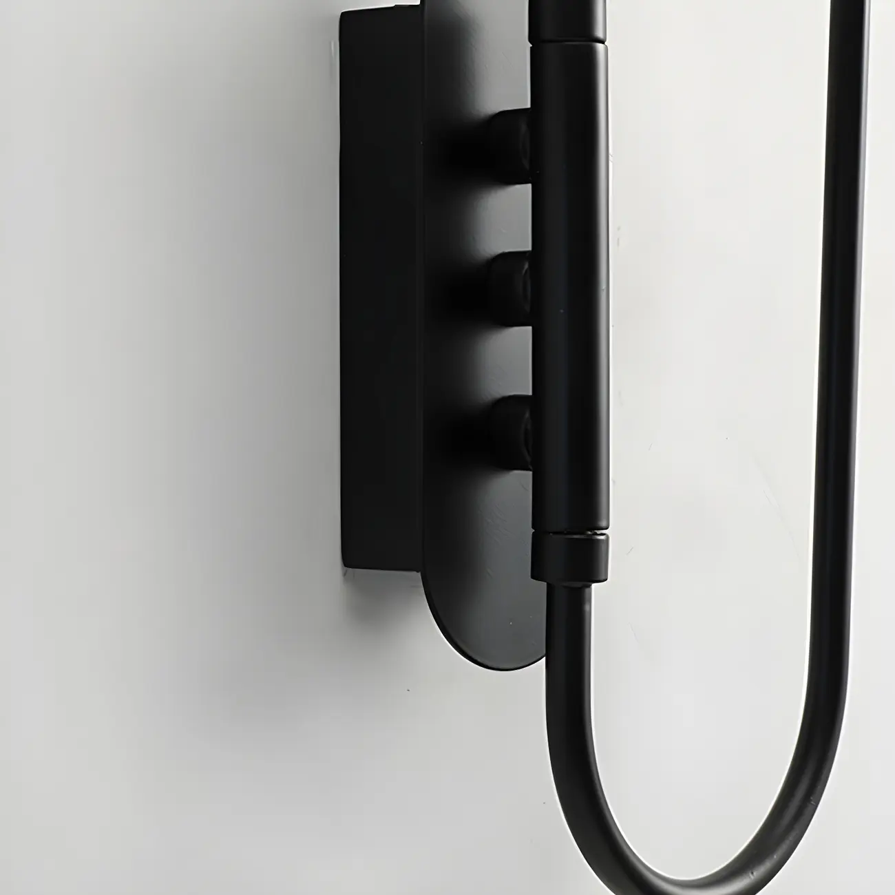 Modern Black Metal 2-Light Swing Arm Wall Light Image - 11 | homeyfad