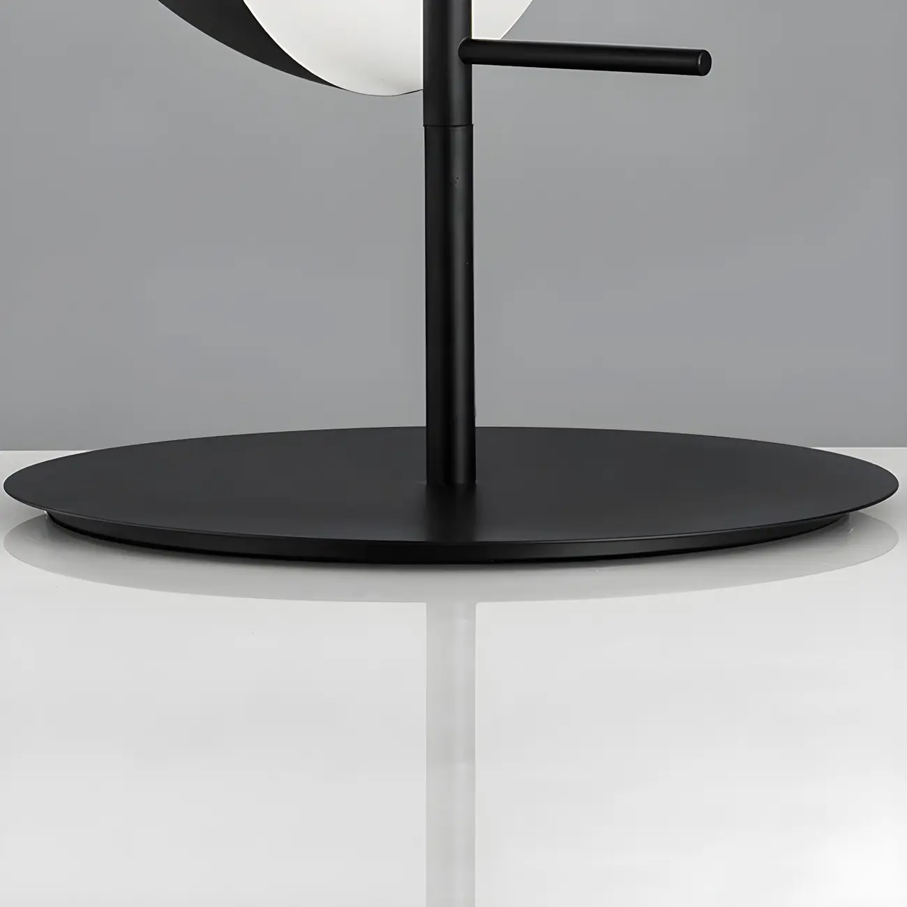 Modern Black Glass Globe Table Lamp for Bedroom Image - 7 | homeyfad