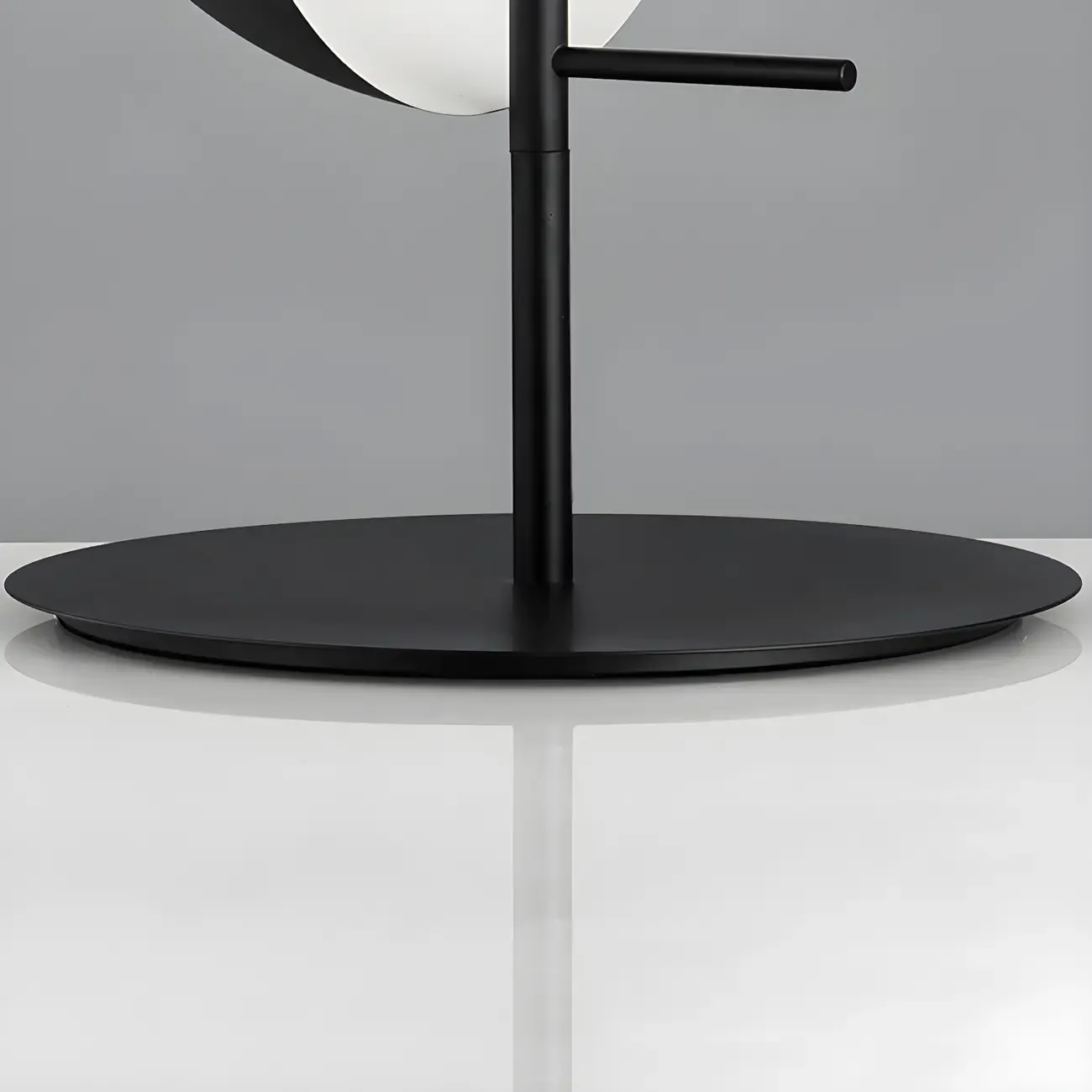 Modern Black Glass Globe Table Lamp for Bedroom Image - 7