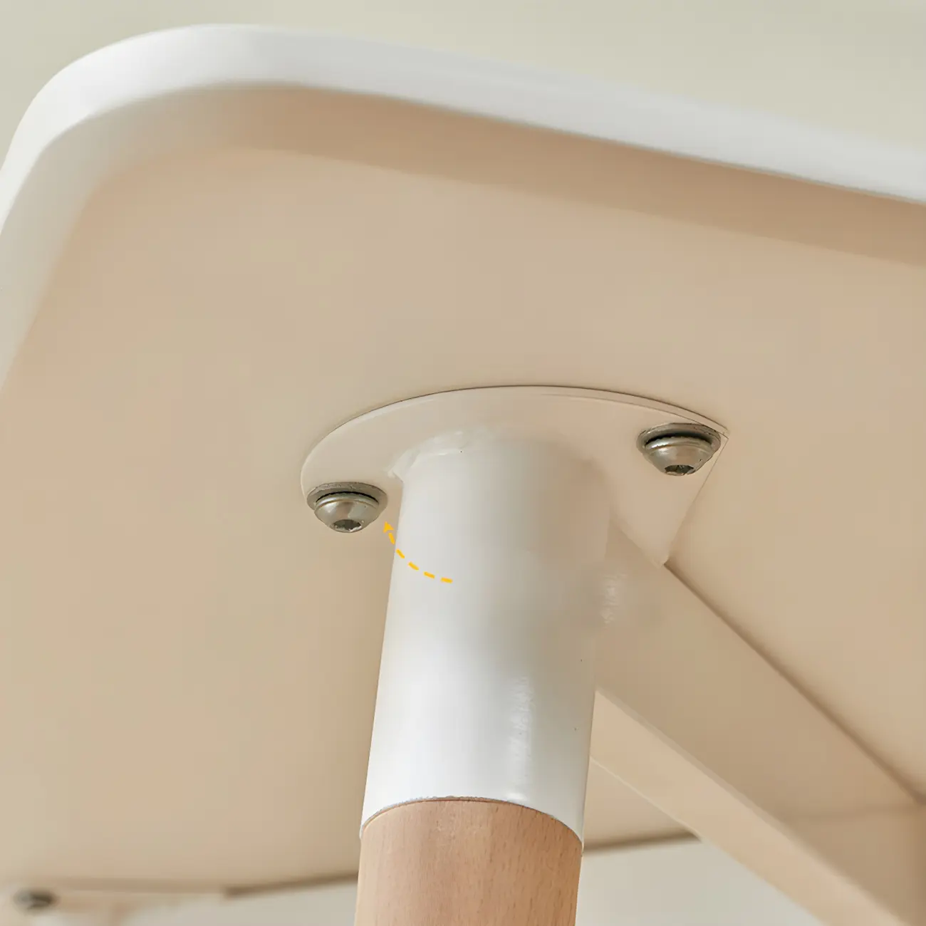 Wooden Natural Finish Square Small Bar Height Table Image - 17 | homeyfad