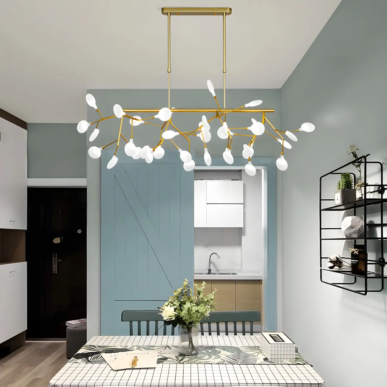 Unique Modern Oversized Gold Island Chandelier Image - 1 | homeyfad