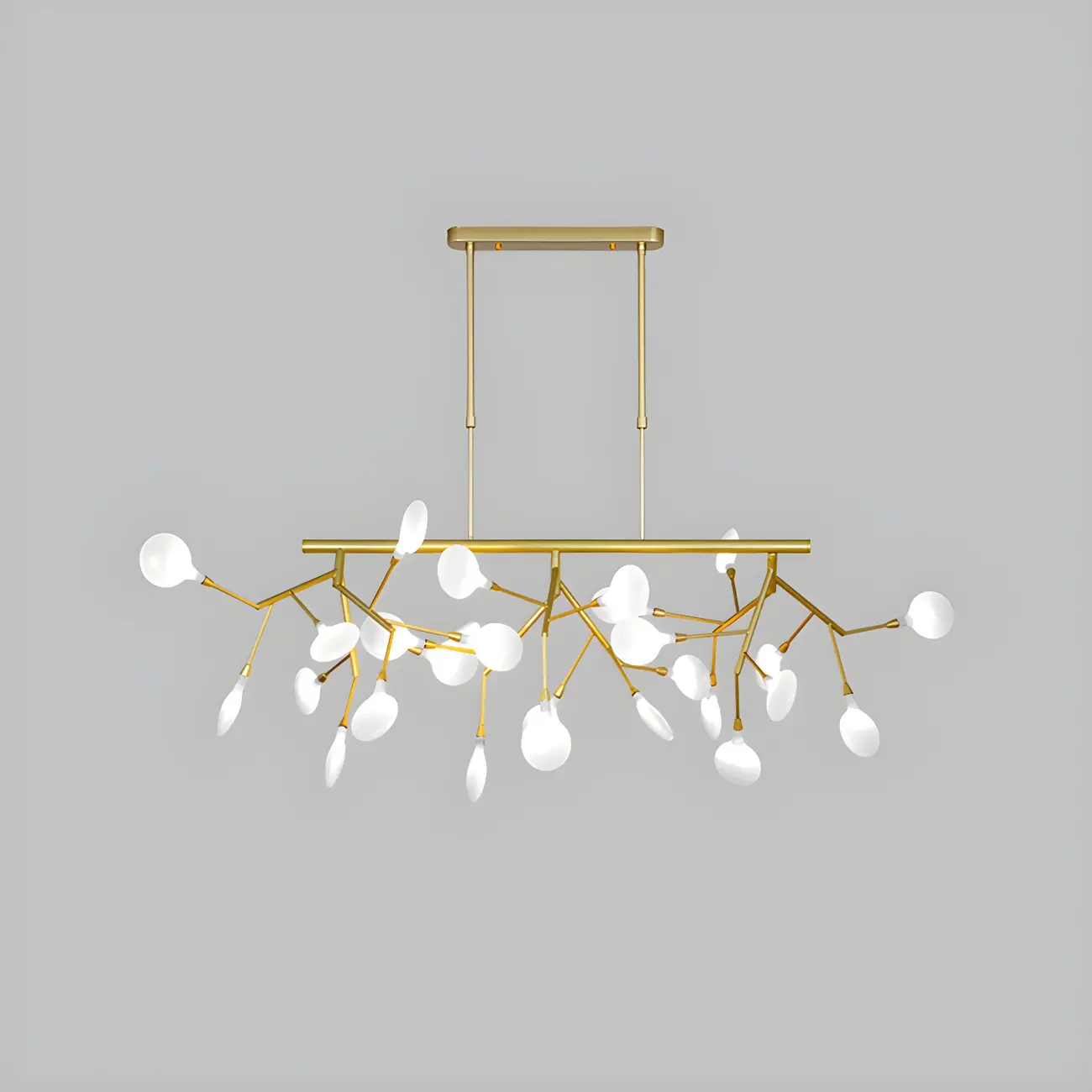 Unique Modern Oversized Gold Island Chandelier Image - 5 | homeyfad